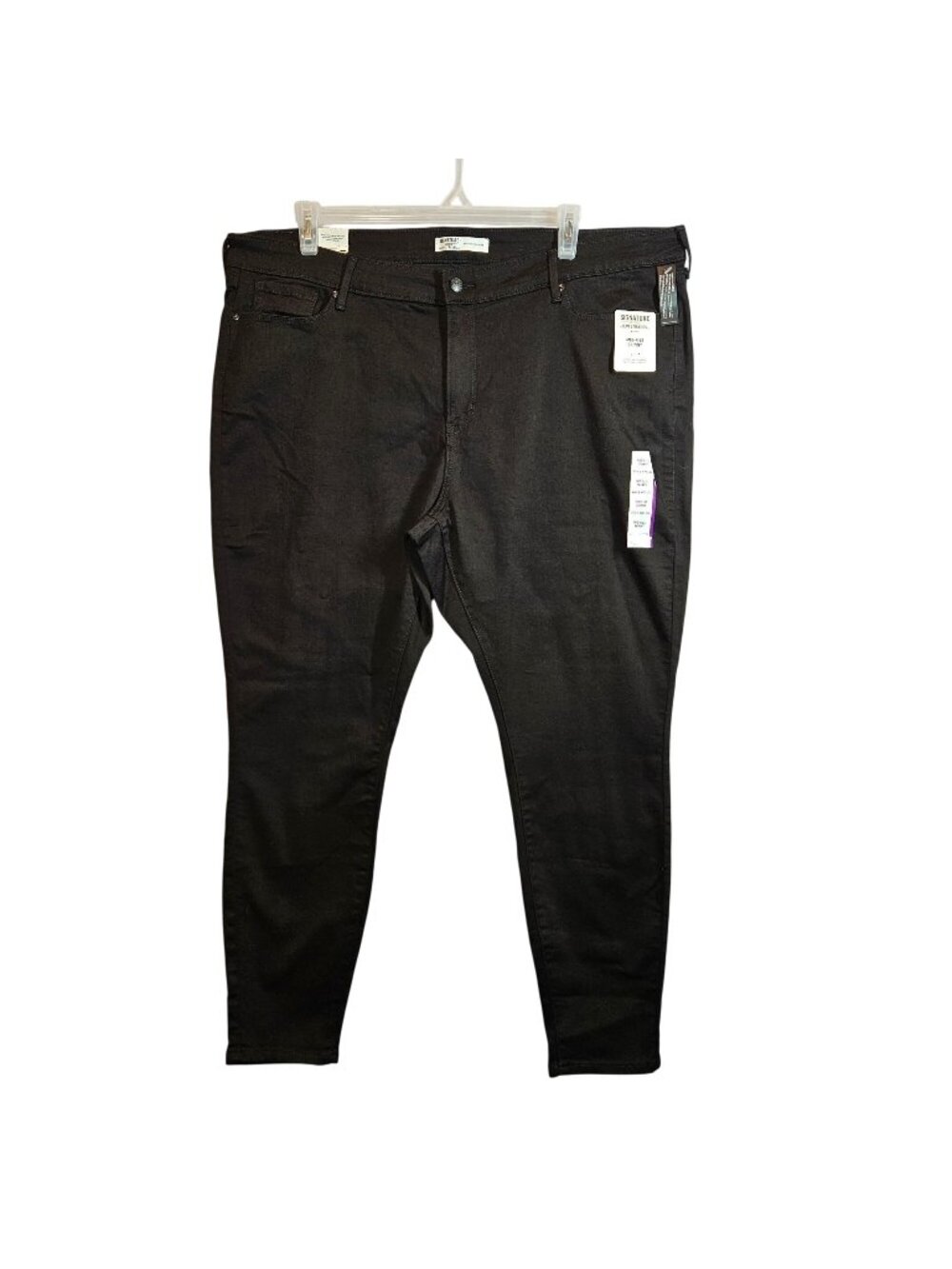 NWT Signature By Levi Strauss Mid-Rise Skinny Black Jeans 24M W37 L30 office